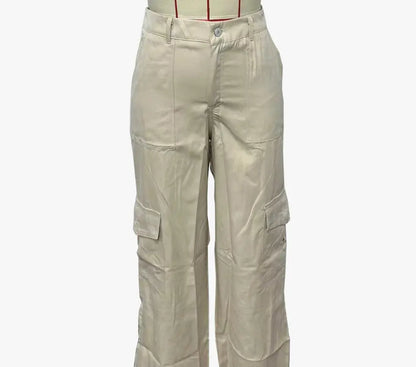 Women’s Wide-Leg Utility Cargo Trousers