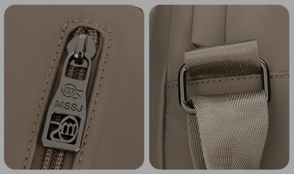Women's Lightweight Multi-Pocket Crossbody Handbag