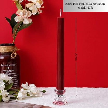 Christmas Wine Red Aromatherapy Candle Collection Christmas Tree Shooting Props Atmosphere Decoration Aromatherapy Wholesale