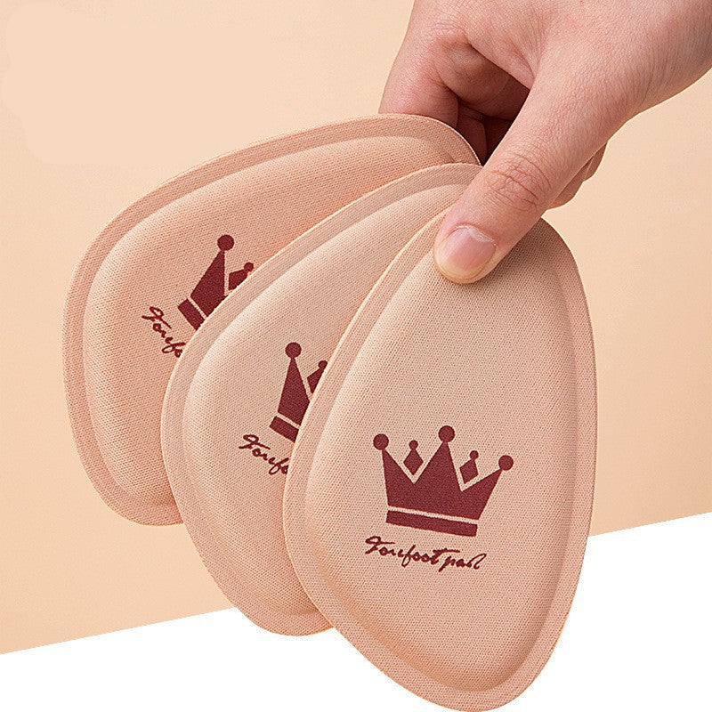 High-heeled Shoes Front Palm Pad Women&#039;s Non-slip Anti-pain Breathable Sweat-absorbing Insole Sponge Anti-wear Half-size Pad Shoes Big Change Small