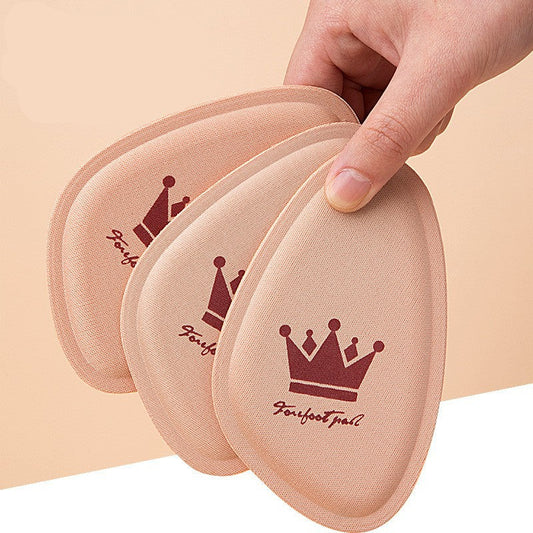 High-heeled Shoes Front Palm Pad Women&#039;s Non-slip Anti-pain Breathable Sweat-absorbing Insole Sponge Anti-wear Half-size Pad Shoes Big Change Small