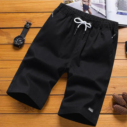 Men's Cotton Shorts  Cotton Casual Pants Trendy  Beach Pants Loose Large comfortable Sports Pants