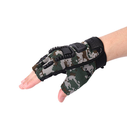Tactical Gloves Half-finger Male Amazon Weightlifting Training Camping Men And Women Breathable Outdoor Sports Anti-collision Wear-resistant Gloves