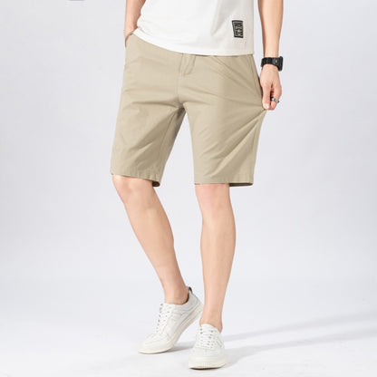 New Summer Port Pants Casual Shorts Men&#039;s Tooling Washed Cotton Solid Color Five Point Beach Pants Casual Pants