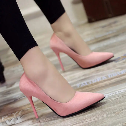 Work Shoes Female Black Professional Temperament Long Standing Not Tired Feet Work High Heels Interview Etiquette Stiletto Formal Shoes