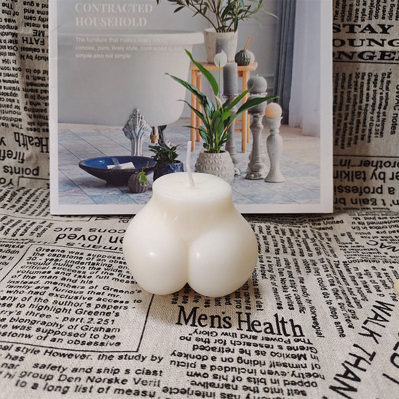 Korean Same Style Woman Big Butt Buttocks Aromatherapy Candle Art Modeling Shooting Props Decoration Decorative Candles