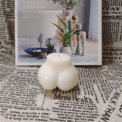 Korean Same Style Woman Big Butt Buttocks Aromatherapy Candle Art Modeling Shooting Props Decoration Decorative Candles