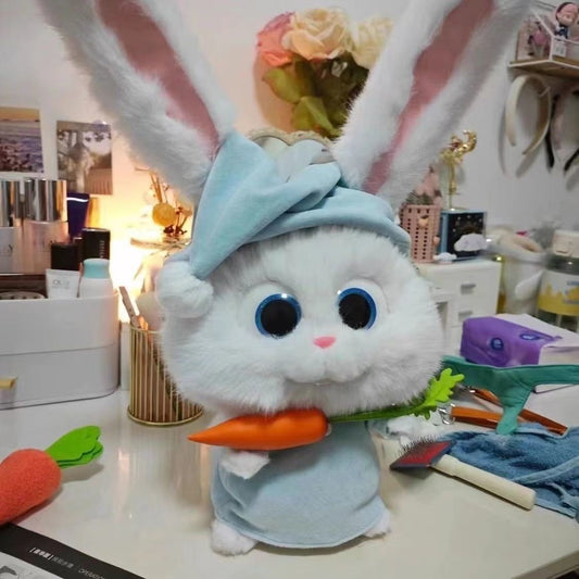 Cute Rabbit Boss Plush Toy Doll Doll Pet Big Secret Rabbit Birthday Gift For Girls Valentine's Day