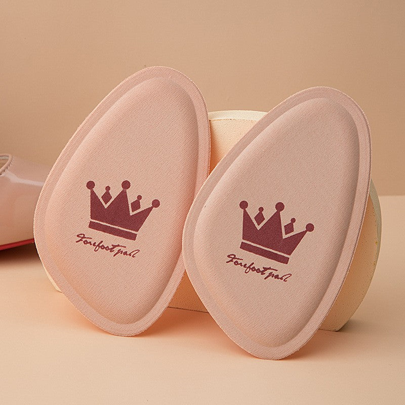 High-heeled Shoes Front Palm Pad Women&#039;s Non-slip Anti-pain Breathable Sweat-absorbing Insole Sponge Anti-wear Half-size Pad Shoes Big Change Small
