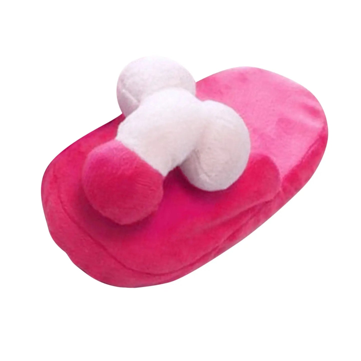 Creative Funny Shape Cotton Slippers Sexy Fun Plush Flat Slippers