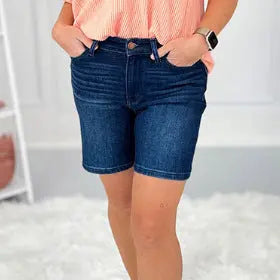 Summer New Women's Clothing European And American Fashion Simple All-match Casual Denim Shorts