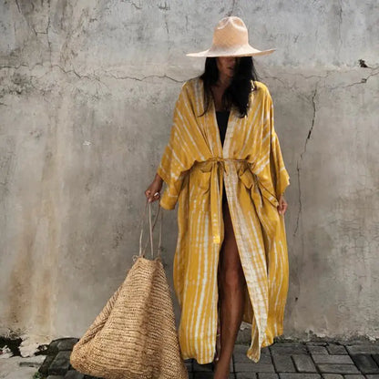 New European And American Lace-up Printed Cardigans, Beach Skirts, Bikini Blouses, Swimsuits, Cardigans, Sunscreens, Holiday Skirts