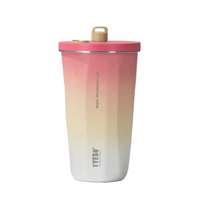 Insulated Travel Tumbler with Lid Hot & Cold Reusable Cup