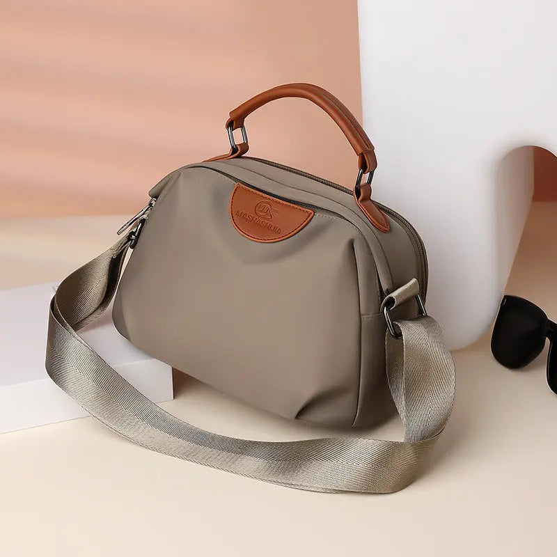 Women's Lightweight Multi-Pocket Crossbody Handbag