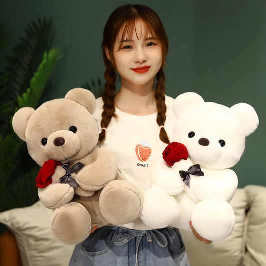 Valentine's Day Gift Plush Toy Rose Bear Large Hug Doll Doll Girl Grab Doll