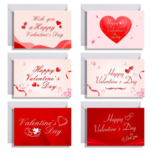 6 Valentine's Day Greeting Cards Greeting Cards Wholesale