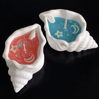 Conch Aromatherapy Candle Marine Shell Aromatherapy Candle Ornaments Tanabata Creative Gift Couple Conch Candle Gift