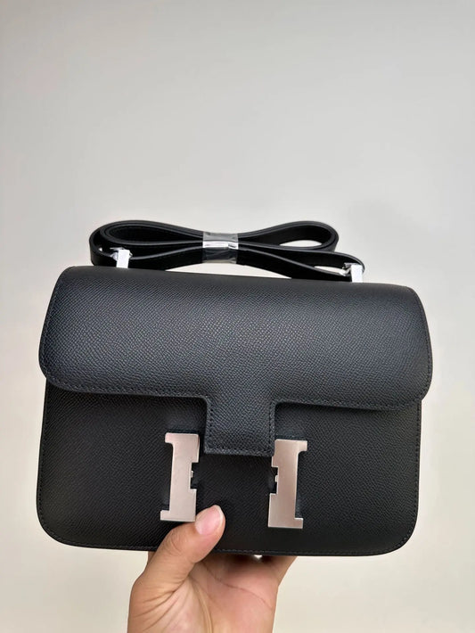 Women's Textured Cowhide Leather Flap Crossbody Bag