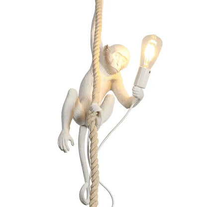 Resin Monkey Chandelier Industrial Wind Lamp Decorative Lamp