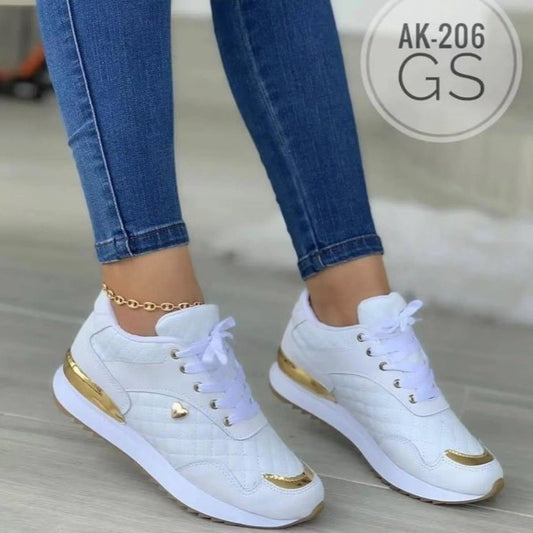 Sports Shoes Women&#039;s Spring And Autumn New Breathable Color Matching Casual Running Shoes Sneaker