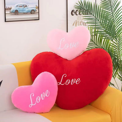 Cute Heart-shaped Pillow For Bed Head Decoration Women's Love Pillow Adorable Cushion Qixi Festival Gift
