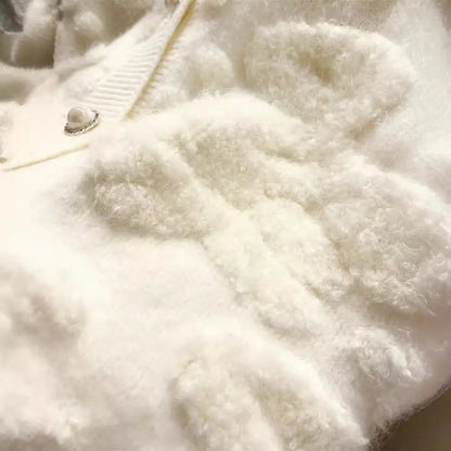 Polyester Women's New Knitted Cardigan Sweater