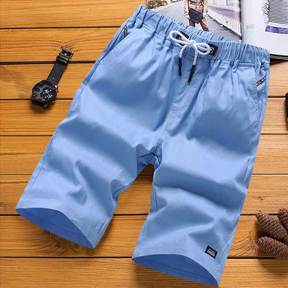 Men's Cotton Shorts  Cotton Casual Pants Trendy  Beach Pants Loose Large comfortable Sports Pants