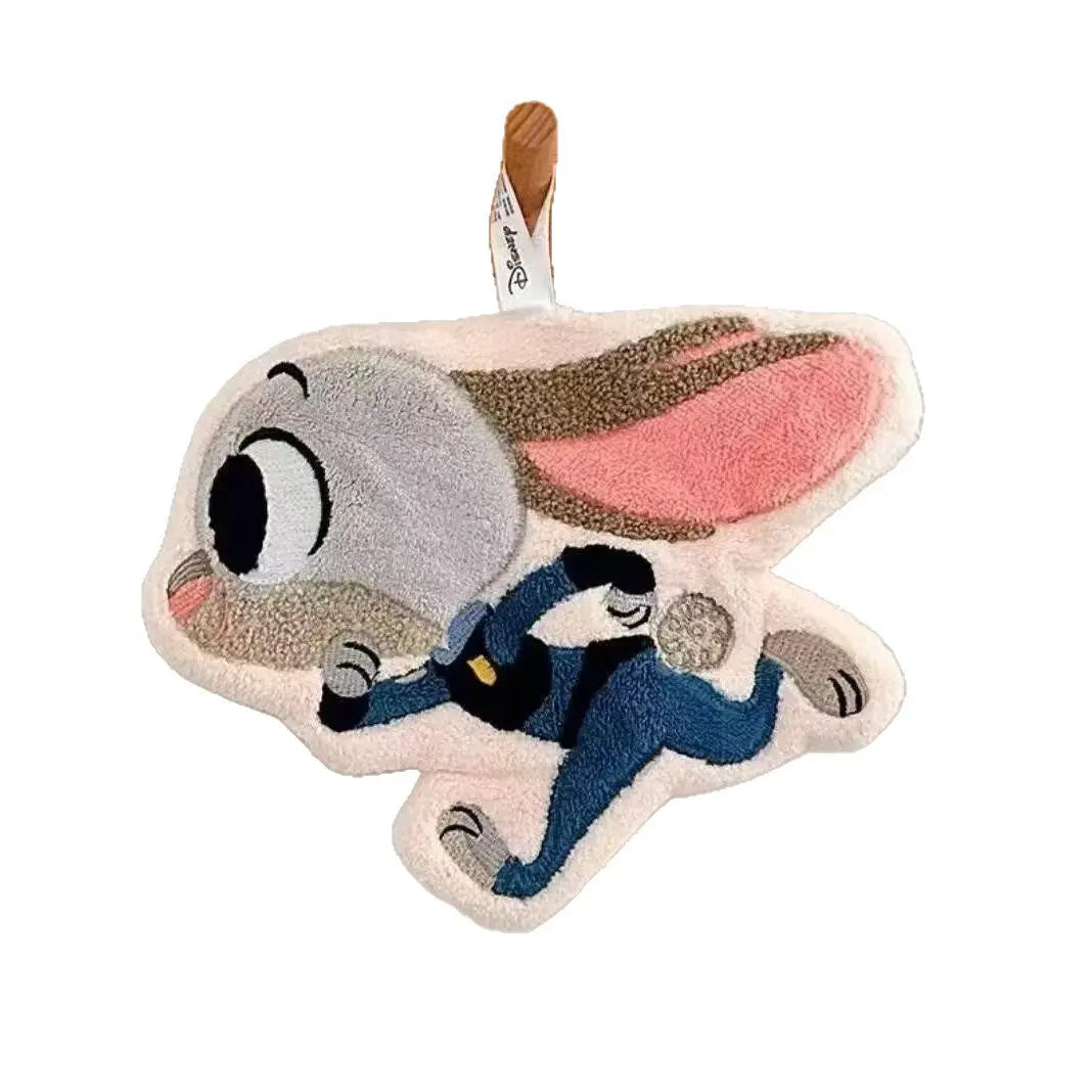 Cute Forest Friends Hanging Hand Towel – Soft Absorbent Plush Towel