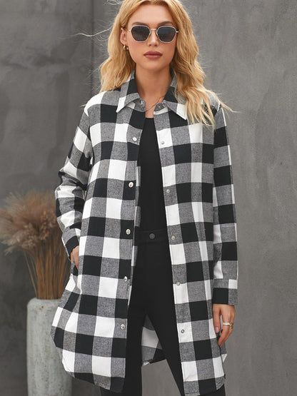 Plaid Shirt Women Long-sleeved Autumn And Winter 
