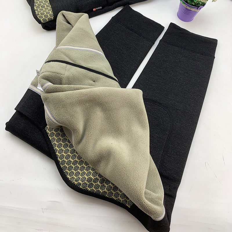 500 Grams Of Men&#039;s Graphene Boiling Pants Color Ram Pants Alpaca Wool Padded Cotton Pants Knee Pads Waist Crotch