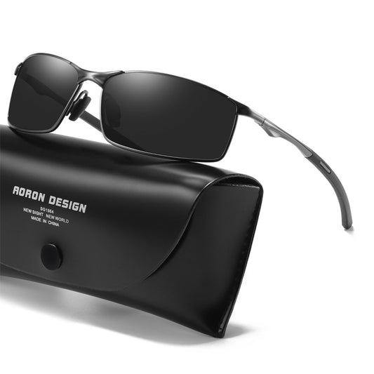 Cross-border Sunglasses Men&#039;s Metal Sports Polarized Glasses European And American Popular Good Quality Sunglasses
