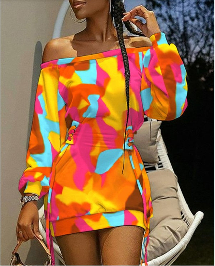 Long-sleeved Loose Dress