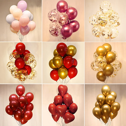 Balloon Wedding Decoration Wedding Room Layout Online Celebrity Love Balloon Suit Wedding Scene Red Wedding Supplies