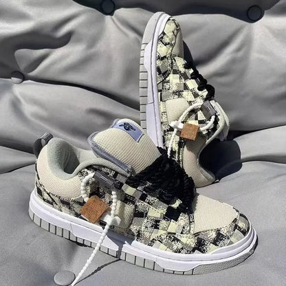 Light Luxury Plus Size Couple's Trendy Internet Famous Casual Men's Shoes Thickened Lemon Yellow Bread Shoes Trendy Board Shoes