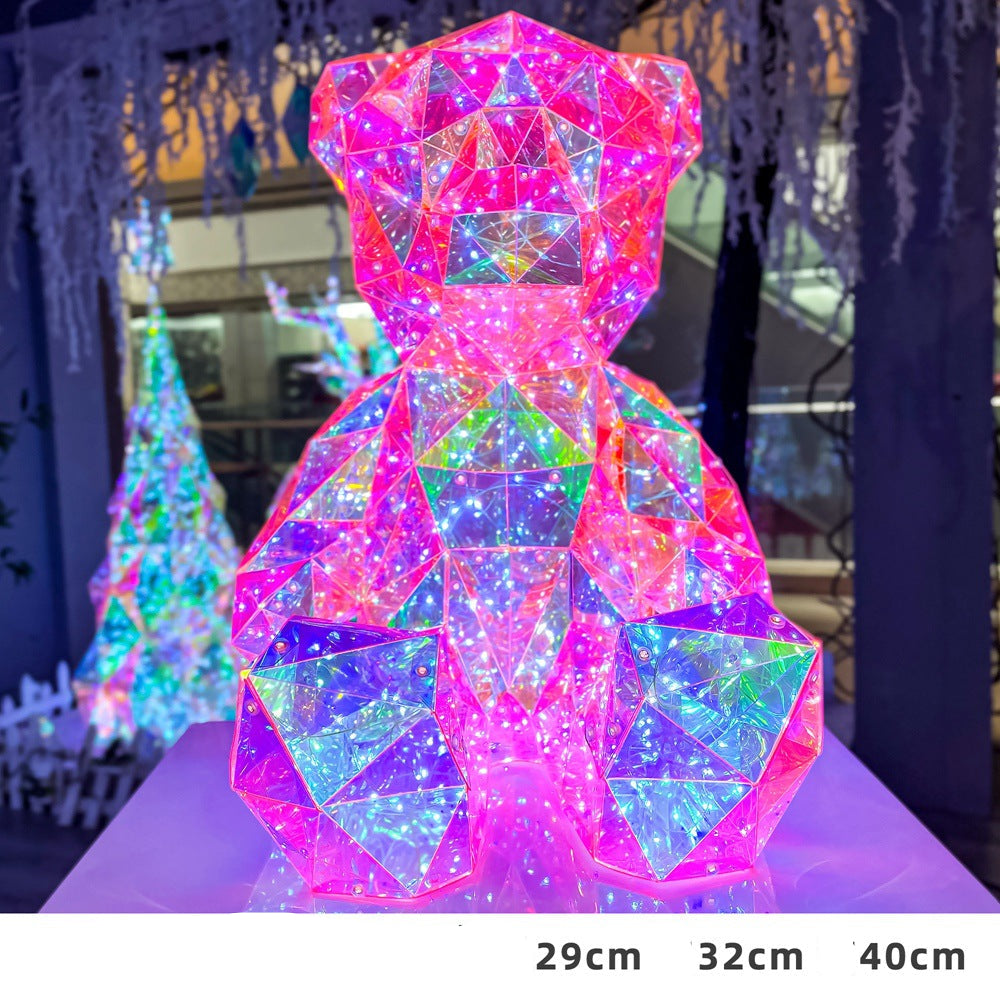 Valentine&#039;s Day Gift Couple Night Light Bear Doll