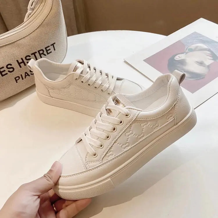 Flat White Shoes Women's 2022 Summer New Sneakers Breathable Korean Version All-match Casual Shoes Women's Wholesale Single Shoes