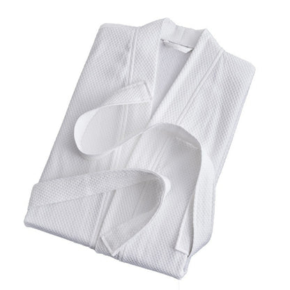 Star Hotel Bathrobe Women&#039;s Long Spring, Summer, Autumn And Winter Cotton Waffle Bathrobe Absorbent Quick-drying Cotton Nightgown