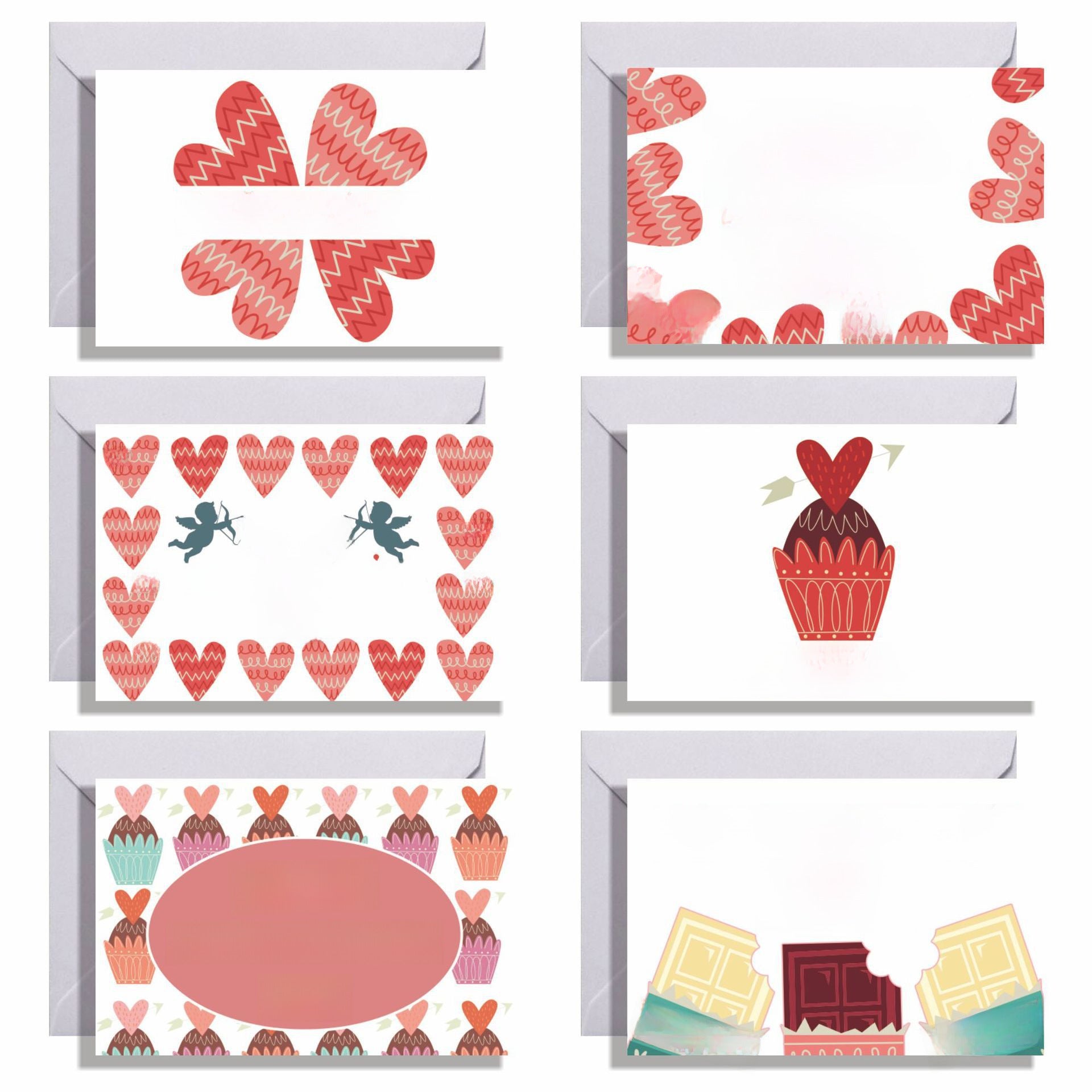 6 Valentine's Day Greeting Cards Greeting Cards Wholesale