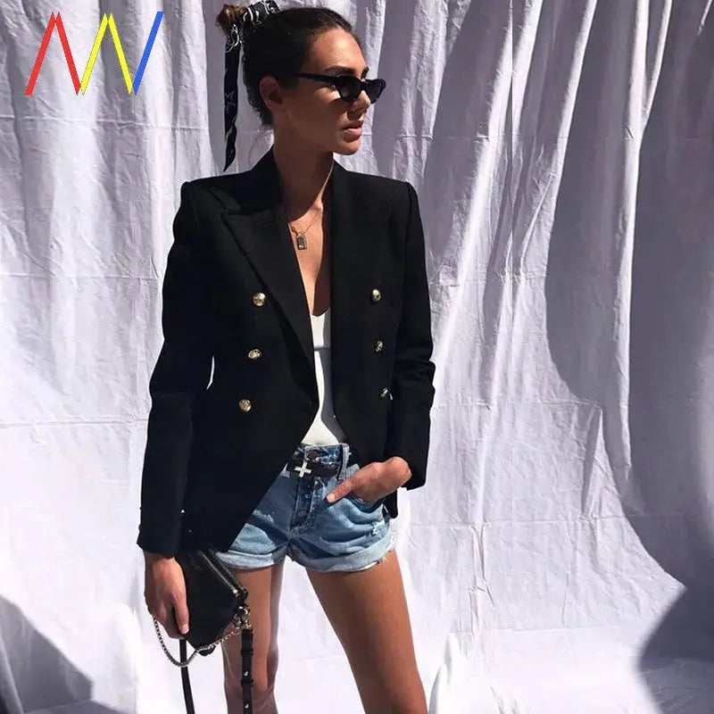 Ladies For Jacket Autumn Blazer Women Jackets Office Lady