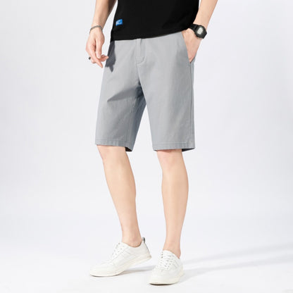 New Summer Port Pants Casual Shorts Men&#039;s Tooling Washed Cotton Solid Color Five Point Beach Pants Casual Pants