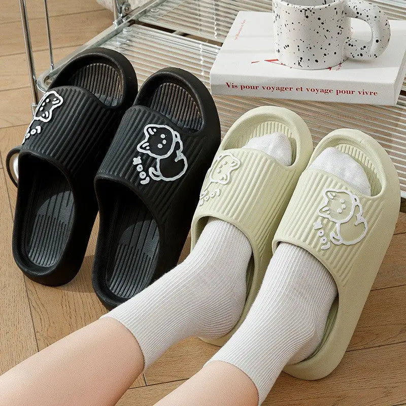Slippers Summer Home Anti-slip Anti-odor Home Bathroom Stepping On Feces Feeling Spring Men&amp;#039;s Indoor Couple
