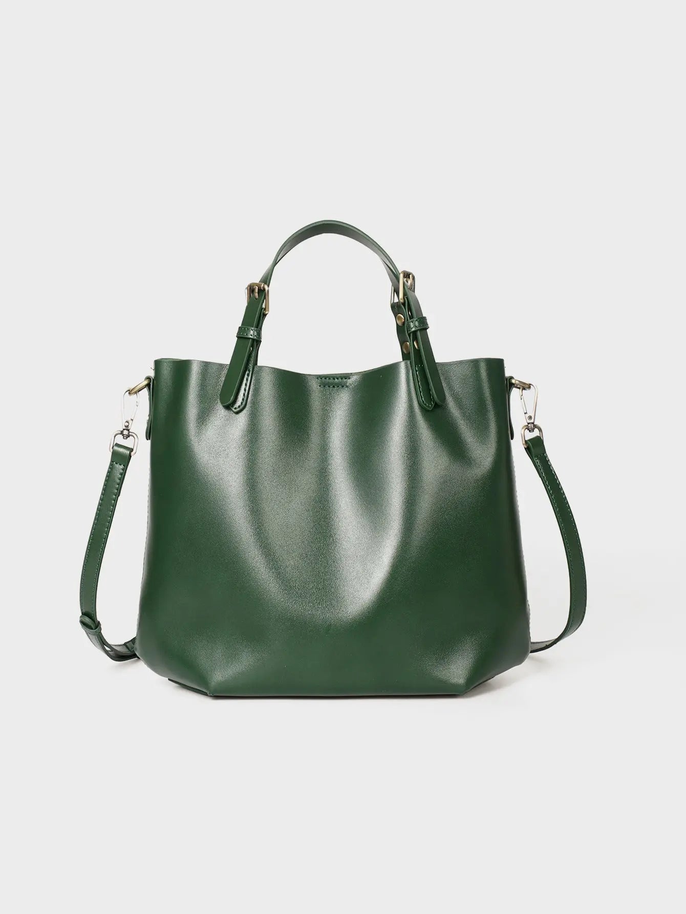 Women's Genuine Cowhide Leather Tote & Shoulder Bag