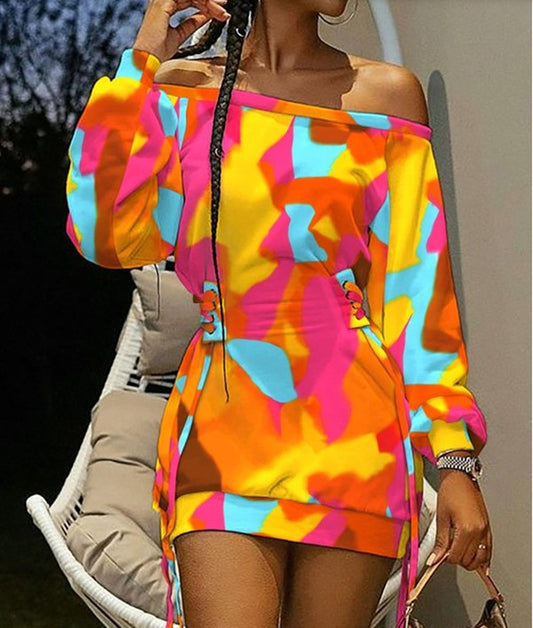 Long-sleeved Loose Dress