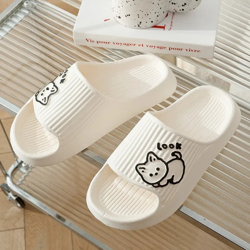 Slippers Summer Home Anti-slip Anti-odor Home Bathroom Stepping On Feces Feeling Spring Men&amp;#039;s Indoor Couple