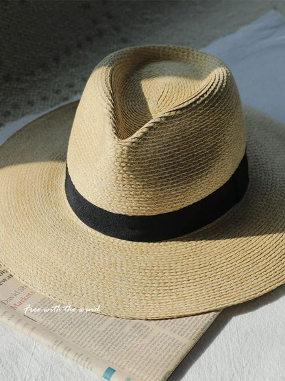 Panama Straw Hat Female New Summer Seaside Vacation Sun Visor