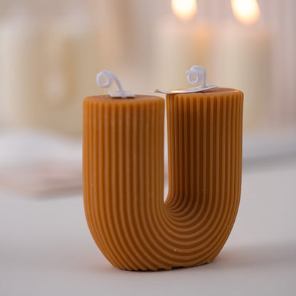 New Creative Geometric Column Wax Aromatherapy Candle Cross-border Ins Home Decoration Shooting Props Wedding Gift