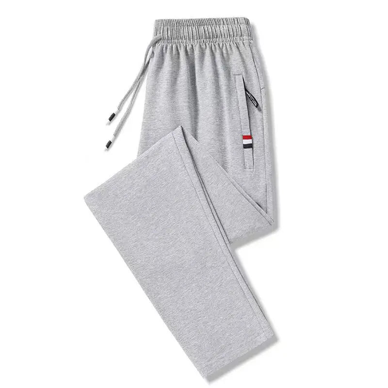 Autumn And Winter New Casual Pants Men's Fleece Thickened Warm Solid Color Pants Men's Sweatpants Trousers Loose Lamb Velvet Tide