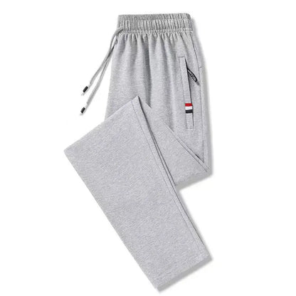 Autumn And Winter New Casual Pants Men's Fleece Thickened Warm Solid Color Pants Men's Sweatpants Trousers Loose Lamb Velvet Tide