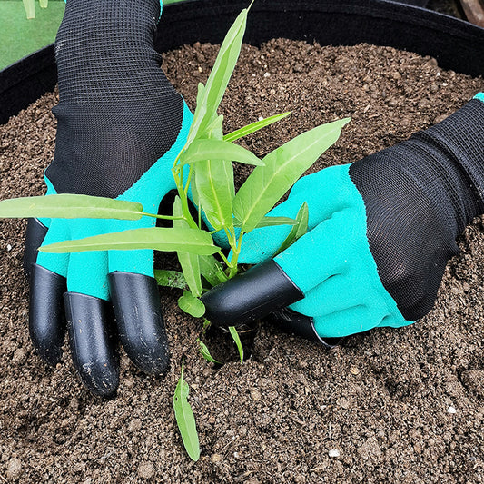 Gardening Gloves With Claws Digging Gloves Garden Planting Vegetables And Flowers Garden Planting Stab-proof Protective Latex Gloves