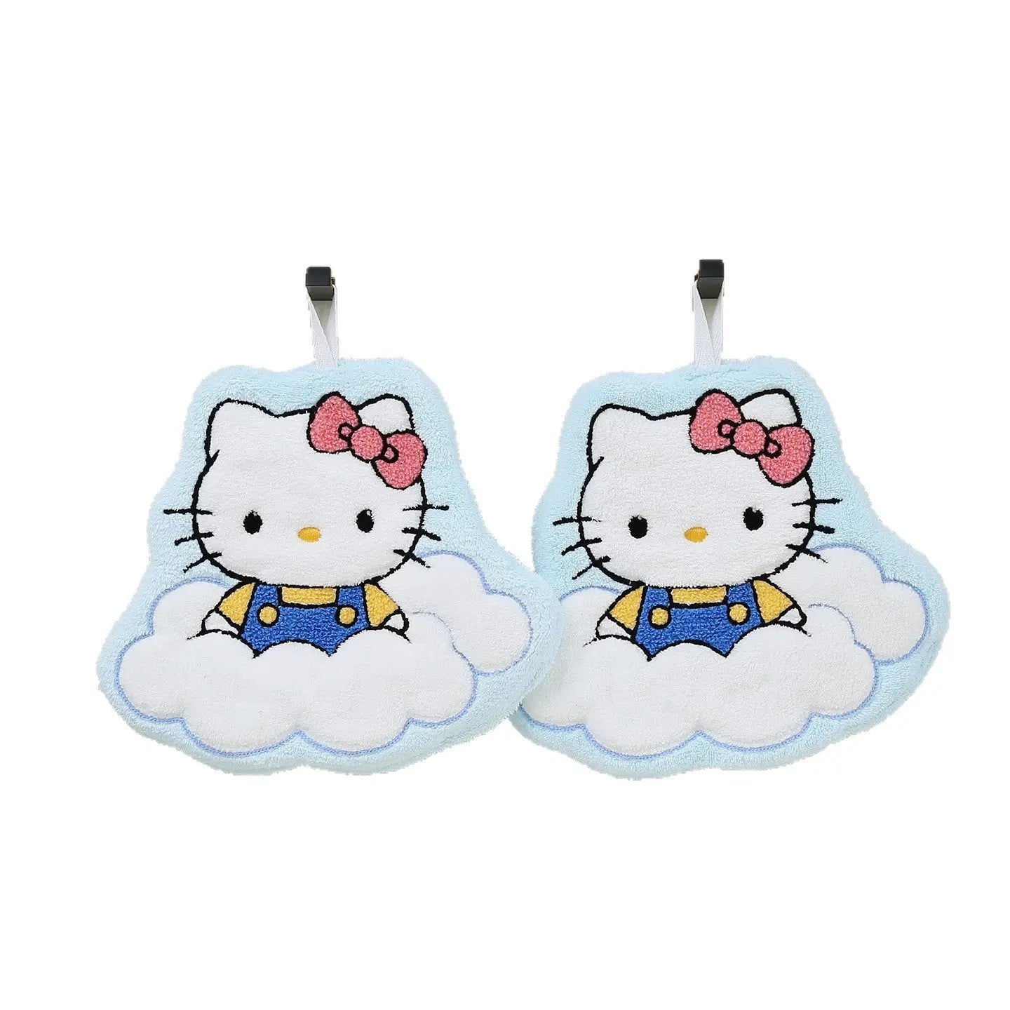 Cute Kitty Hanging Hand Towel – Soft Absorbent Bathroom & Kitchen Towel